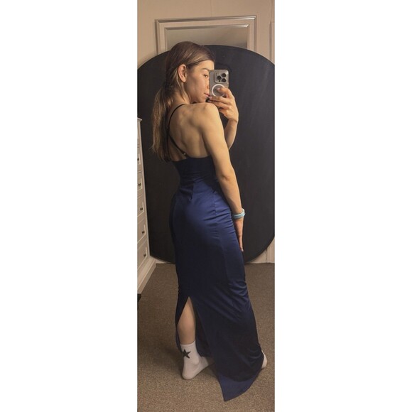 Y2K Wantmylook Maxi Dress Prom Spandex - Picture 4 of 10